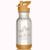 Gourde en inox 400 ml loopy renards Beige 1 - vertbaudet enfant 
