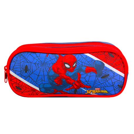 Trousse scolaire rectangulaire spiderman Bleu 1 - vertbaudet enfant 