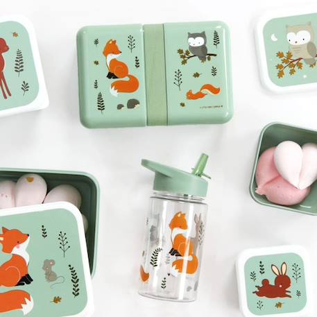 Gourde enfant ergonomique 450 ml Beige+Bleu+Gris+Jaune+Kaki+Noir+Rose+Vert de gris 42 - vertbaudet enfant 