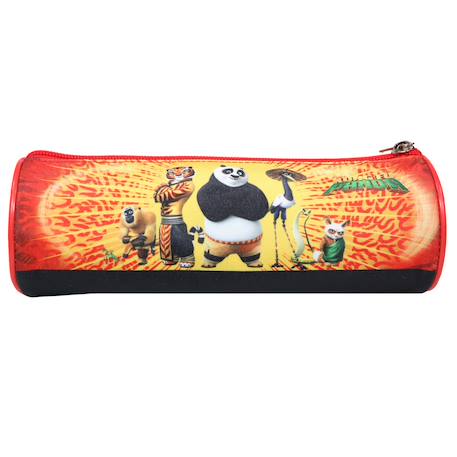 Trousse scolaire ronde kung fu panda Rouge 1 - vertbaudet enfant 