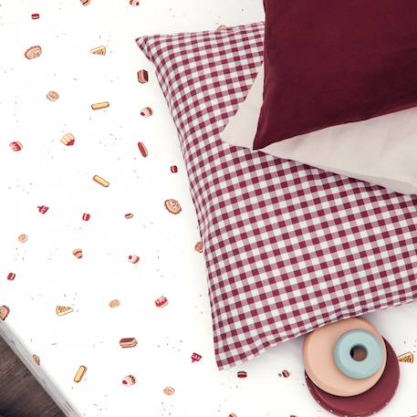 Drap housse coton bio pour lit bébé gourmandises Gourmandises 3 - vertbaudet enfant 