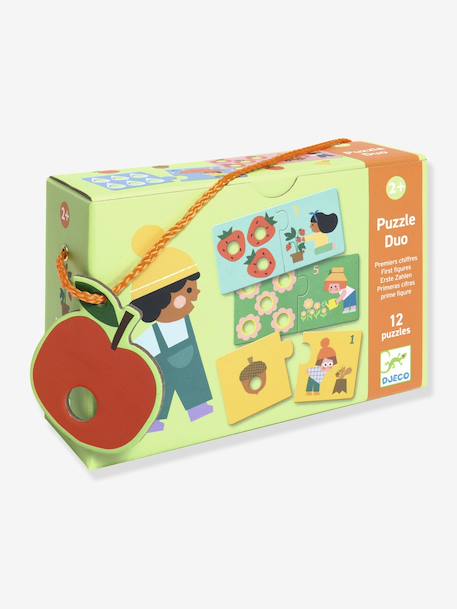 Puzzle Duo premiers chiffres vert 1 - vertbaudet enfant 
