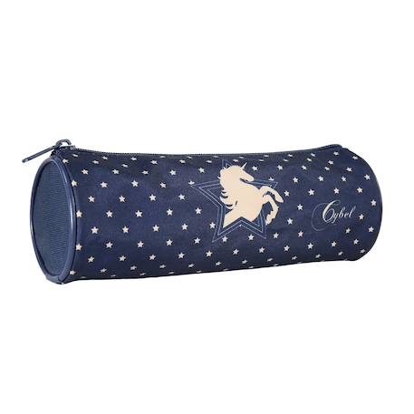 Trousse scolaire ronde cybel Bleu 2 - vertbaudet enfant 