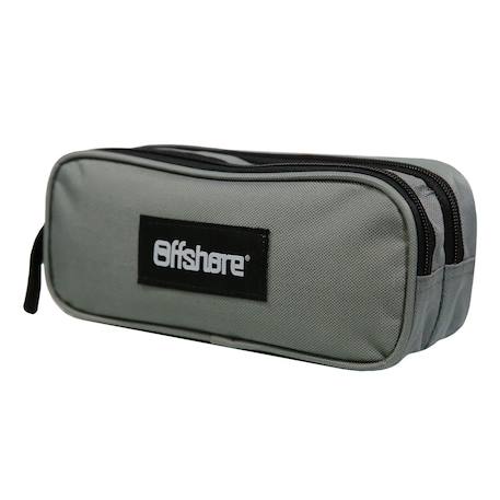 Trousse scolaire rectangulaire offshore Gris 2 - vertbaudet enfant 