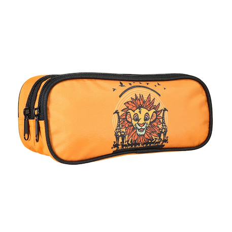 Trousse scolaire rectangulaire le roi lion Orange 2 - vertbaudet enfant 