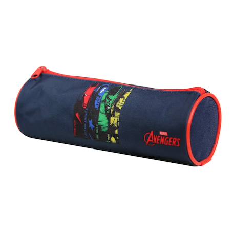 Trousse scolaire ronde avengers Bleu 2 - vertbaudet enfant 