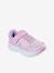 Baskets fille blanc+rose pâle 3 - vertbaudet enfant 