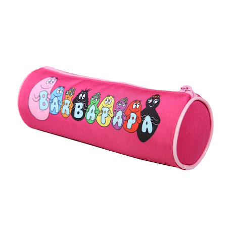 Trousse scolaire ronde barbapapa Rose 2 - vertbaudet enfant 