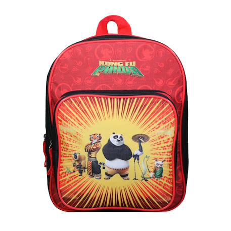 Sac à dos  avec poche maternelle  kung fu panda Rouge 1 - vertbaudet enfant 