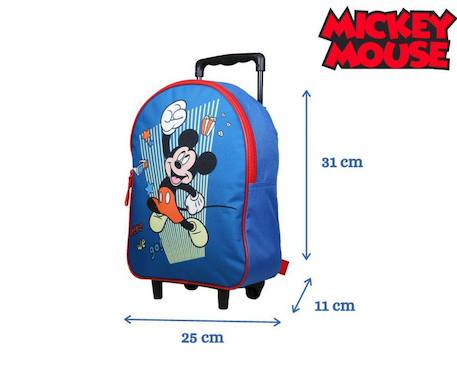 Sac à dos à roulettes maternelle disney mickey Bleu 6 - vertbaudet enfant 