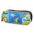 Trousse scolaire rectangulaire phileas dinosaure Bleu 3 - vertbaudet enfant 