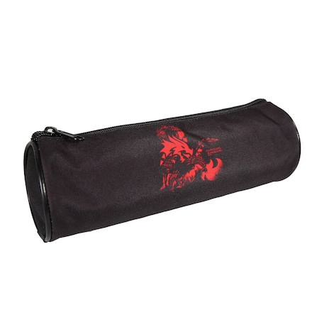 Trousse scolaire ronde donjons & dragons Noir 2 - vertbaudet enfant 