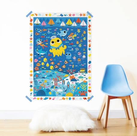 Poster xl 150 stickers a la mer Multi-coloured 2 - vertbaudet enfant 