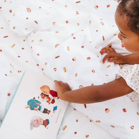 Drap housse coton bio pour lit bébé gourmandises Gourmandises 4 - vertbaudet enfant 