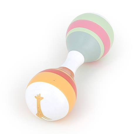 Maracas animaux du monde sarah betz Blanc 4 - vertbaudet enfant 