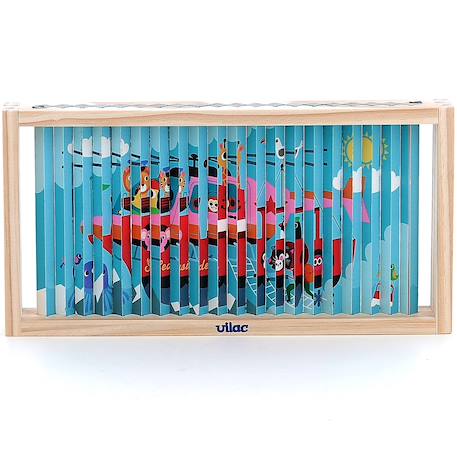 Puzzle 4d les transports Bleu 5 - vertbaudet enfant 