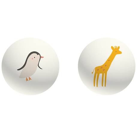 Maracas animaux du monde sarah betz Blanc 5 - vertbaudet enfant 