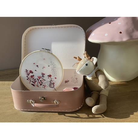Kit broderie coccinelles Rose 2 - vertbaudet enfant 