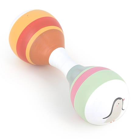 Maracas animaux du monde sarah betz Blanc 3 - vertbaudet enfant 
