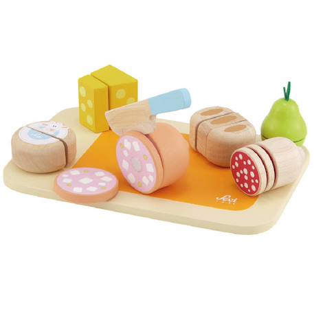Plateau d'antipasti en bois Orange 1 - vertbaudet enfant 