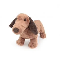 Jouet-Edward le teckel en peluche 19 cm