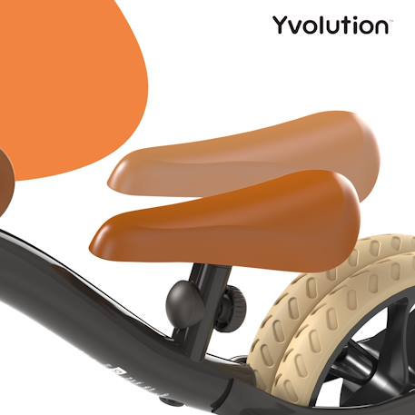 Draisienne junior, légère, équipée d'une double roue arrière Noir+Vert+Vert et maron 4 - vertbaudet enfant 
