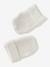 Kit naissance bonnet, moufles et chaussons et son pochon personnalisable beige chiné+écru+rose 14 - vertbaudet enfant 