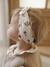Ensemble robe gilet bandeau bébé fille vanille+vieux rose 11 - vertbaudet enfant 