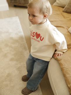-Ensemble sweat-shirt et jean large bébé