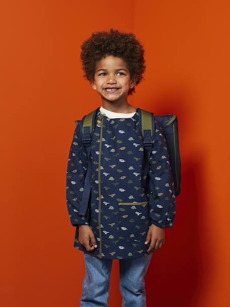 Tablier personnalisable dinosaures garçon indigo 5 - vertbaudet enfant 