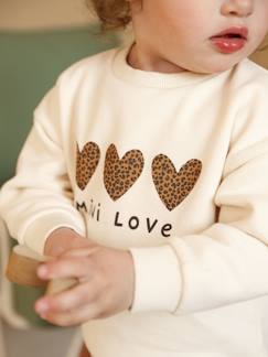 Sweat-shirt bébé fille message imprimé  - vertbaudet enfant