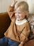 T-shirt bébé en jersey froissé avec col en crochet caramel 1 - vertbaudet enfant 