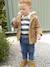 Manteau bébé en velours côtelé avec doublure en fausse fourrure caramel 1 - vertbaudet enfant 