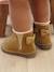Boots bébé fille cuir zippées beige imprimé+bordeaux+CAMEL+marine+noir 27 - vertbaudet enfant 