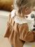 T-shirt bébé en jersey froissé avec col en crochet caramel 6 - vertbaudet enfant 