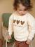Sweat-shirt bébé fille message imprimé rose poudré+vanille 6 - vertbaudet enfant 