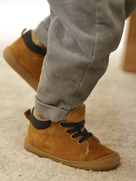 Chaussures premiers pas bébé lacets bleu+camel+kaki+lot bleu+marine 7 - vertbaudet enfant 