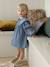 Robe bébé en denim brodé stone 1 - vertbaudet enfant 