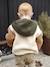 Manteau bébé en sherpa à capuche sable 9 - vertbaudet enfant 