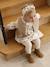 Ensemble robe gilet bandeau bébé fille vanille+vieux rose 2 - vertbaudet enfant 
