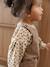 Sweat-shirt imprimé motif léopard taupe 1 - vertbaudet enfant 