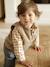 Gilet sans manches bébé en sherpa taupe 1 - vertbaudet enfant 