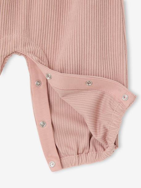 Coffret bébé T-shirt + salopette + bandeau + doudou rose poudré 8 - vertbaudet enfant 