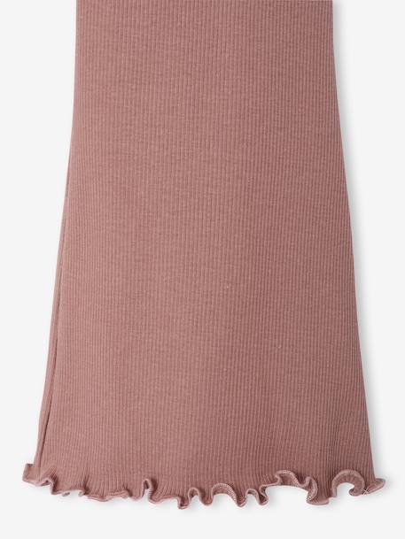 Ensemble sweat imprimé et legging flare fille bois de rose+marine 4 - vertbaudet enfant 