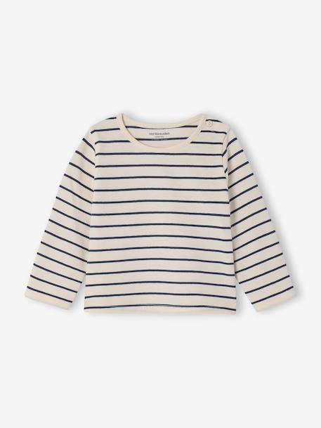 Lot de 3 T-shirts Basics bébé manches longues vieux rose 4 - vertbaudet enfant 