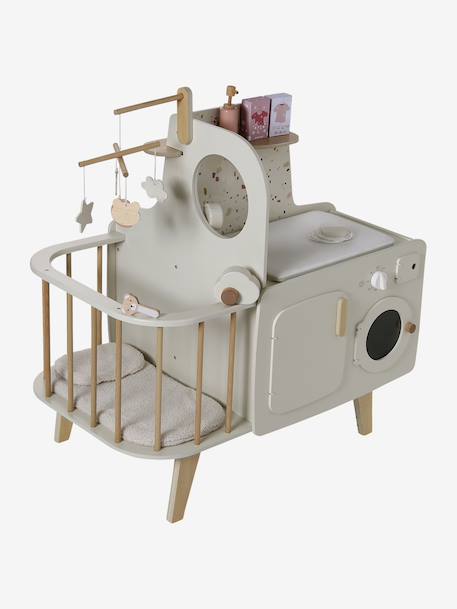 Nurserie poupon en bois FSC® blanc 7 - vertbaudet enfant 