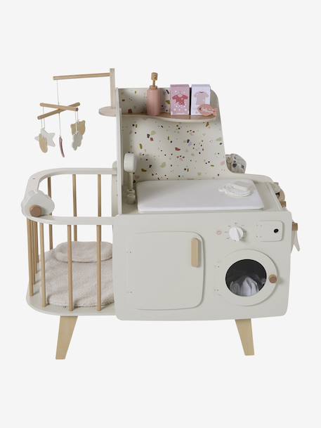 Nurserie poupon en bois FSC® blanc 14 - vertbaudet enfant 