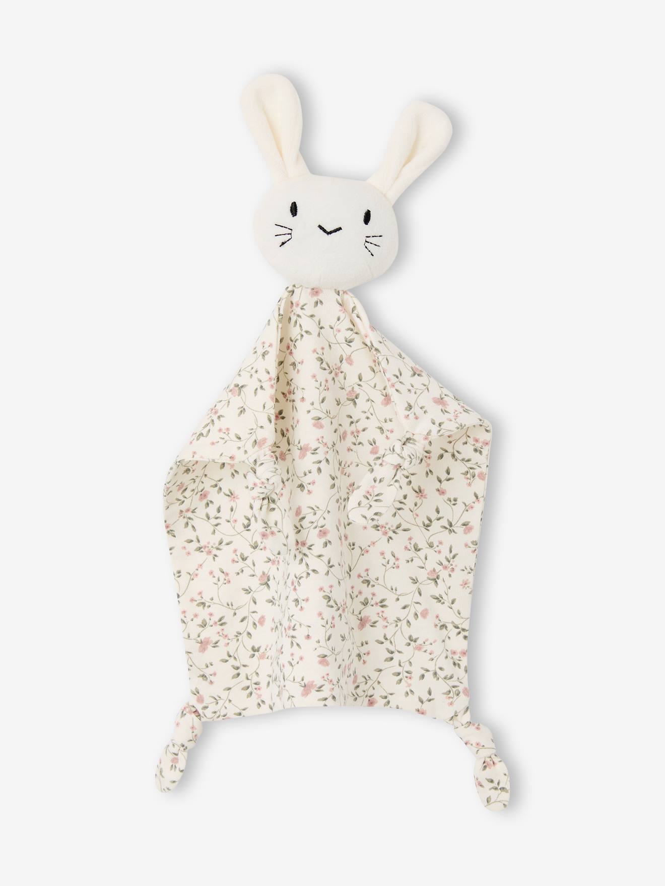 Corde à Linge Bébé En Bois Et Coton Avec Lapin Et Cloche – Cadeau Nouveau-né Garçon/fille – Rose - 4