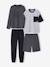 Lot 2 pyjamas garçon noir 1 - vertbaudet enfant 