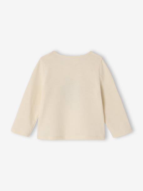 Lot de 3 T-shirts Basics bébé manches longues vieux rose 6 - vertbaudet enfant 